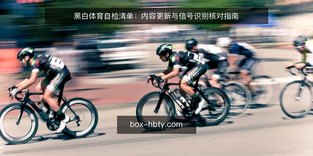黑白体育自检清单:内容更新与信号识别核对指南 — 为何现在需要自检 配图