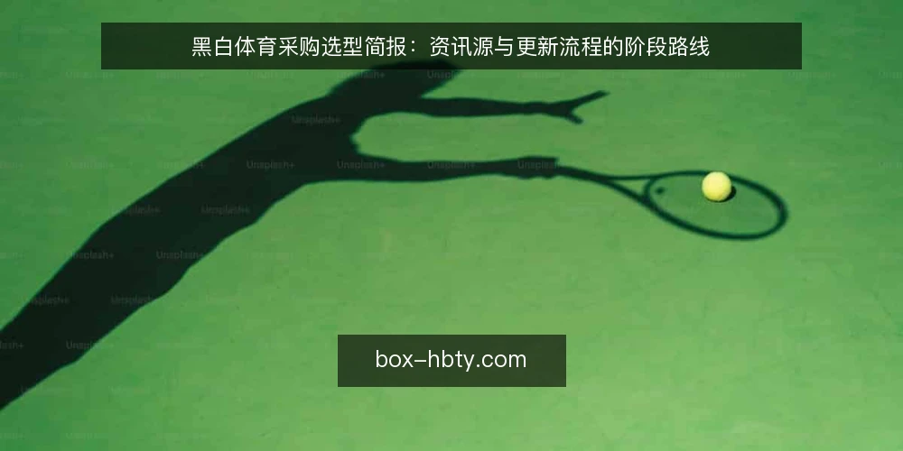 黑白体育采购选型简报：资讯源与更新流程的阶段路线 — 先定基线：明确黑白体育资讯采购的必备项 配图