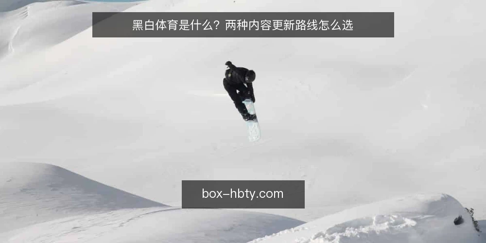 黑白体育是什么？两种内容更新路线怎么选 — 先定判断标准：什么叫“适合自己” 配图
